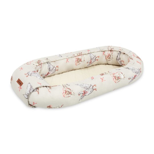 BABY NEST MUSLIN 80X45 GOOSE AND MOUSE