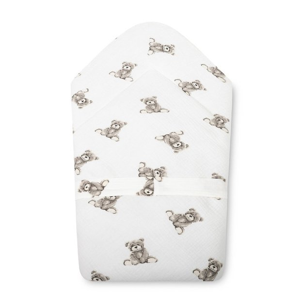 BABY WRAP MUSLIN 75x75 TEDDY BEIGE