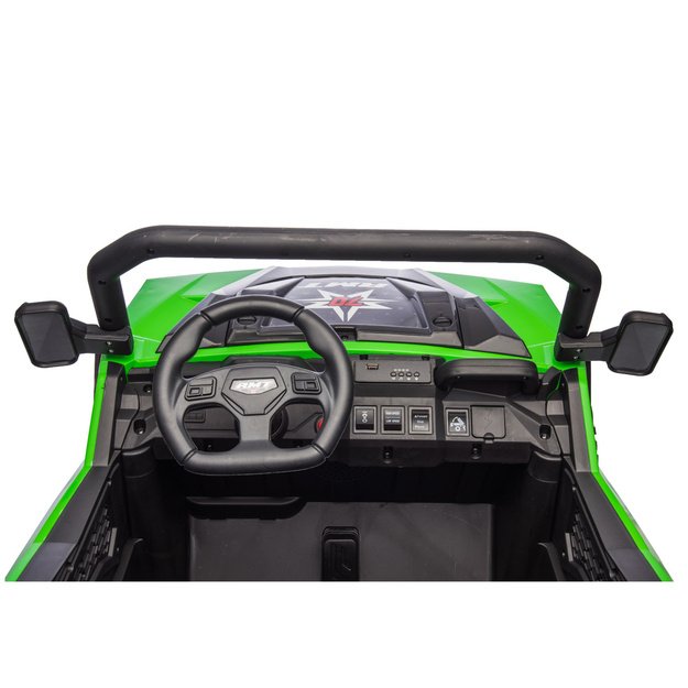 Baterijomis varoma transporto priemonė, 6 ratai, XB-1038A, 4x4, 24V, žalia