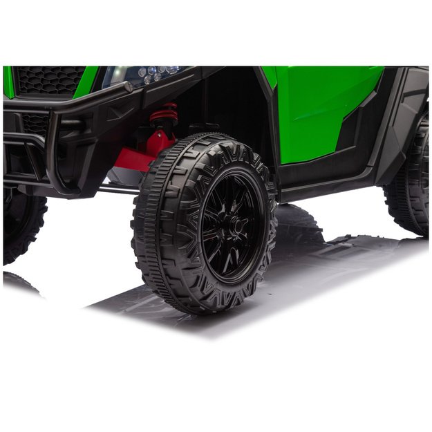 Baterijomis varoma transporto priemonė, 6 ratai, XB-1038A, 4x4, 24V, žalia