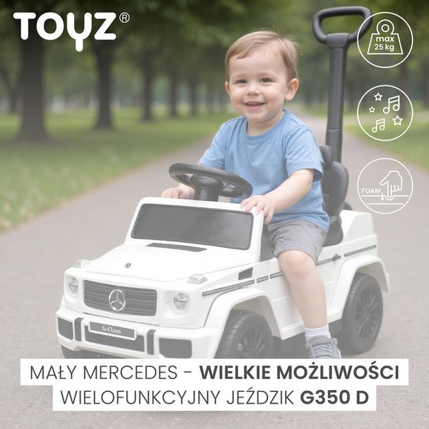 MERCEDES G350 D RIDE-ON WHITE 13