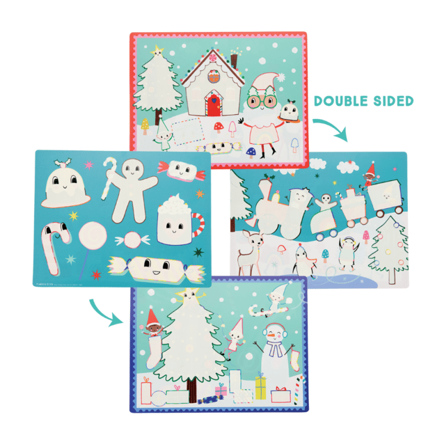 Magic water placemats, Christmas