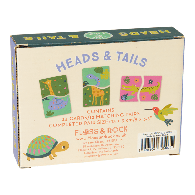 Educational game Heads & Tails, Jungle