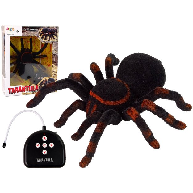 Remote Controlled Tarantula Black R/C Spider