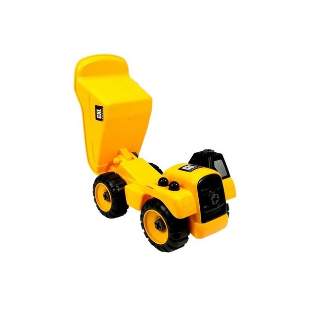 Construction Site Set Excavator Truck Crane 2