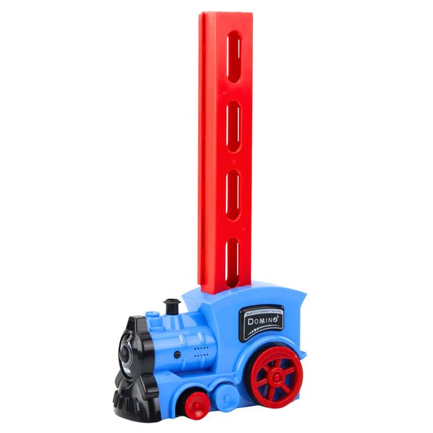 Electric Locomotive Battery Operated Domino Blocks Water Steam 80pcs 1