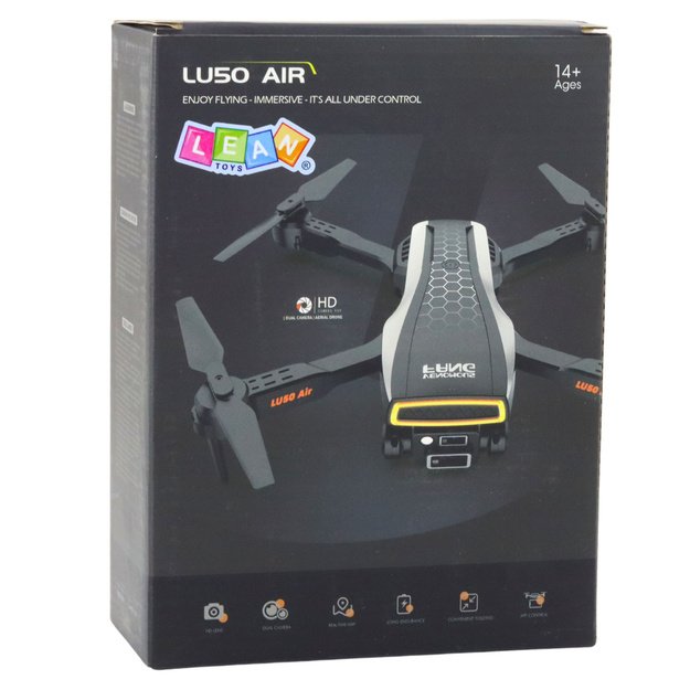 Drone LU50 Air Dual Camera HD MV Video LED Lights App 4