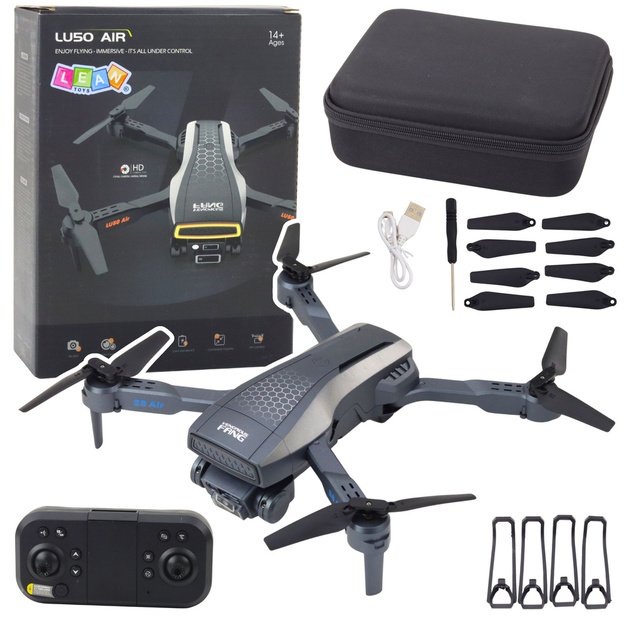 Drone LU50 Air Dual Camera HD MV Video LED Lights App
