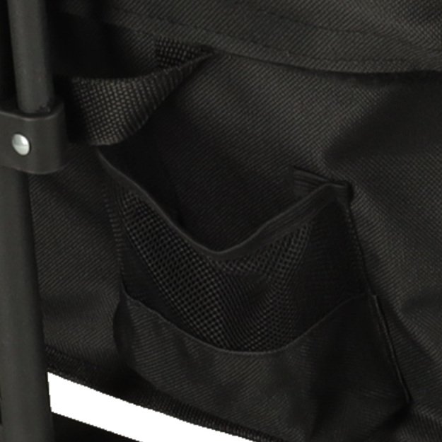 Paplūdimio pirkinių vežimėlis, sulankstomas turistinis vežimėlis, pasukamas 360 teleskopinė rankena 7