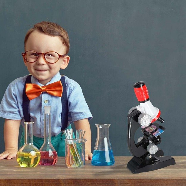 Mokslo mikroskopo mokykliniai priedai 37