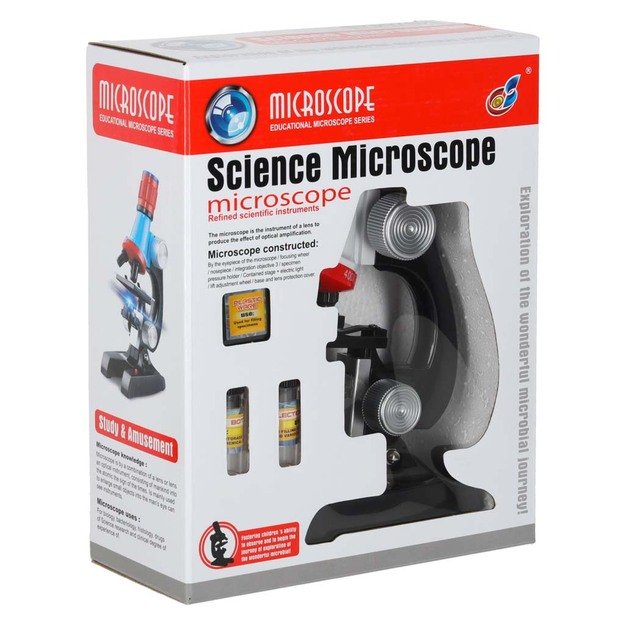 Mokslo mikroskopo mokykliniai priedai 39