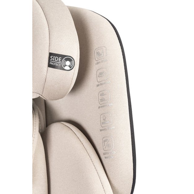 LUMI I-SIZE CAR SEAT BEIGE (40-150) 14