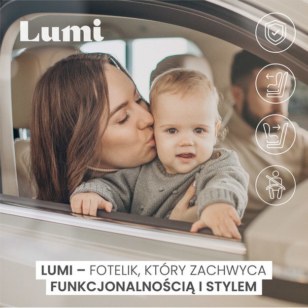 LUMI I-SIZE CAR SEAT BEIGE (40-150) 20
