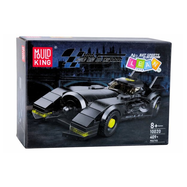 Superhero Race Car Building Blocks Black 409 pcs.