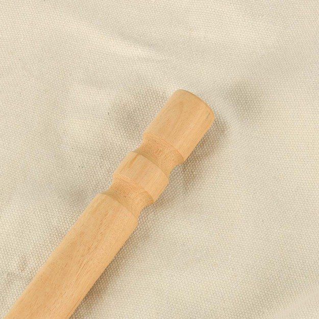 Braziliška kėdė su kojų atramomis, kabantis gulto baldas sūpynės 130 cm, smėlio spalvos 8