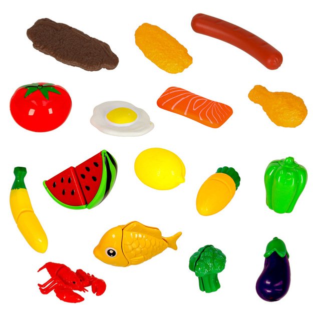 Daržovių ir vaisių pjaustymo rinkinys 36 el. su priedais - kūrybiška maisto gaminimo pramoga 2