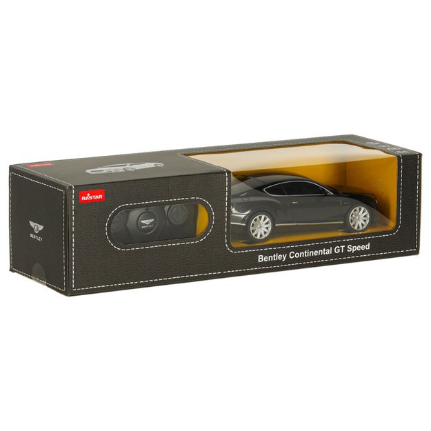 Rastar 48600 Bentley Continental GT 1:24 juodas nuotolinio valdymo automobilis 6