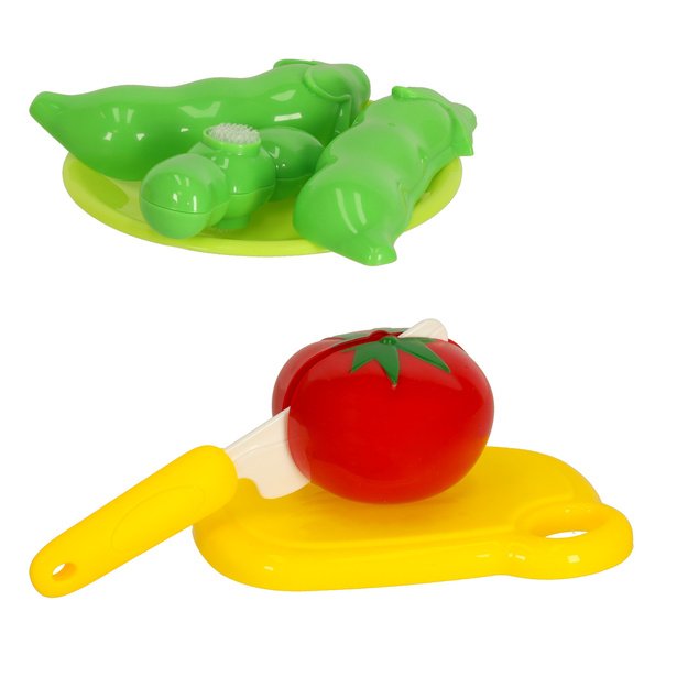 Daržovės vaisiai pjaustymui skirtas maistas Velcro priedai 2
