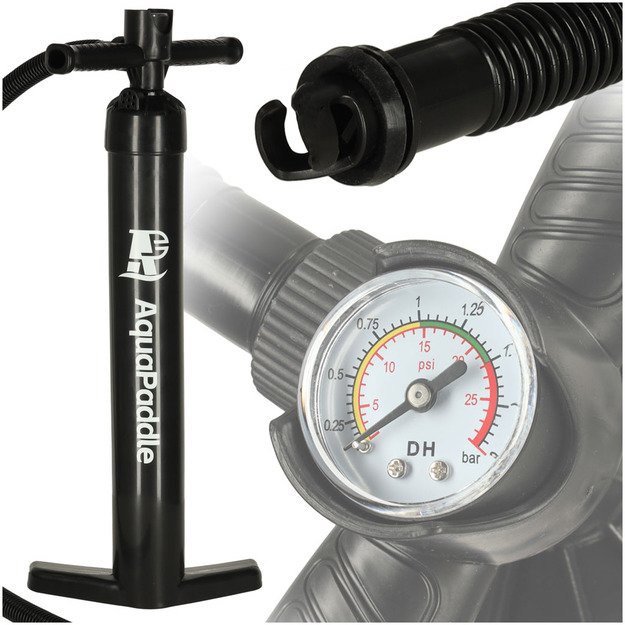 Manual paddle air pump