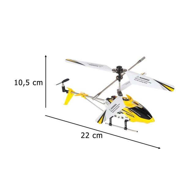 SYMA S107H RC sraigtasparnis 2.4GHz RTF geltonos spalvos 28