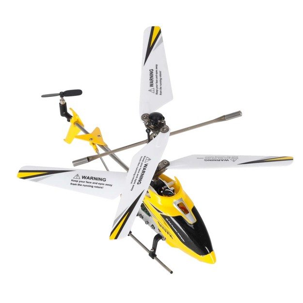 SYMA S107H RC sraigtasparnis 2.4GHz RTF geltonos spalvos 24