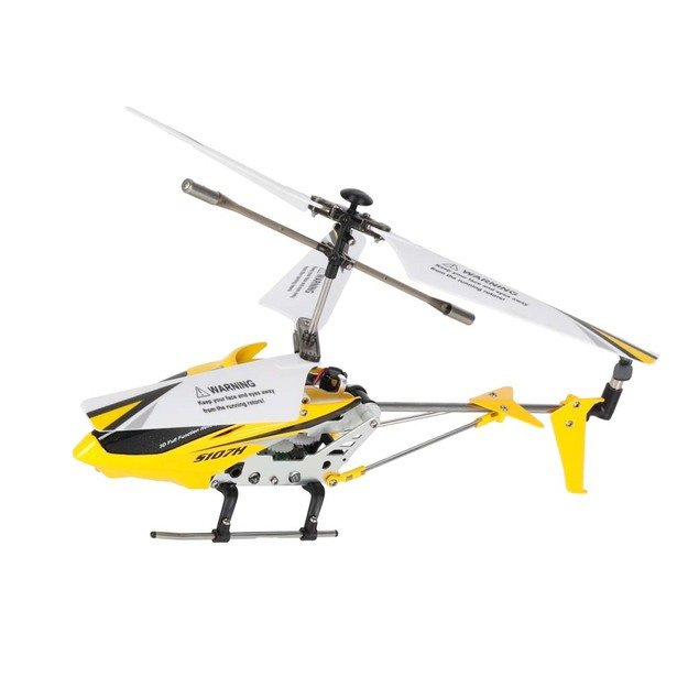 SYMA S107H RC sraigtasparnis 2.4GHz RTF geltonos spalvos 17