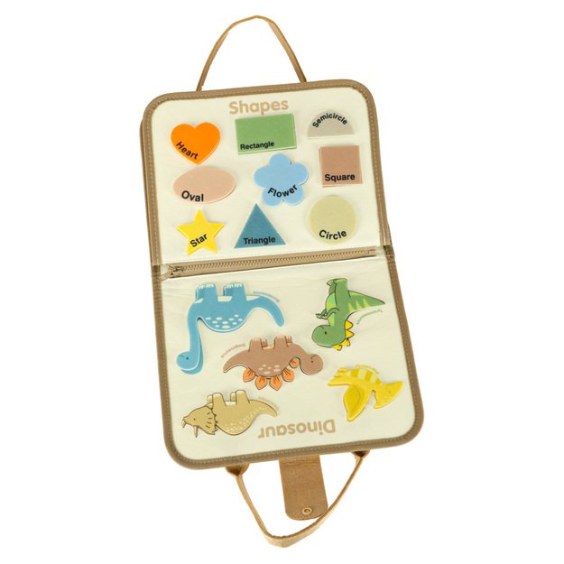 Sensorinė veiklos kuprinė montessori dinosaur  8