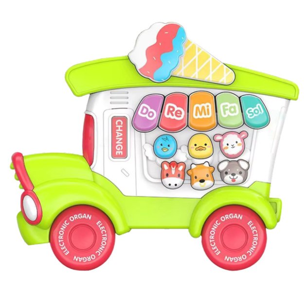 Educational Electric Piano for Toddlers Ice Cream Parlor Green 1