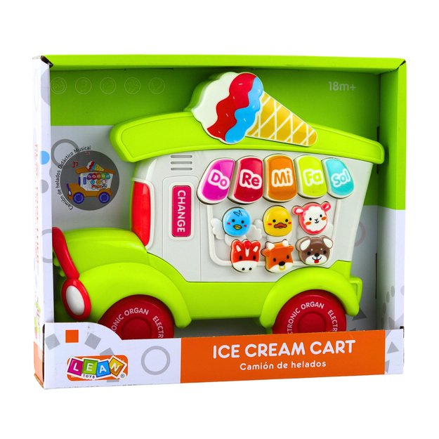 Educational Electric Piano for Toddlers Ice Cream Parlor Green 2