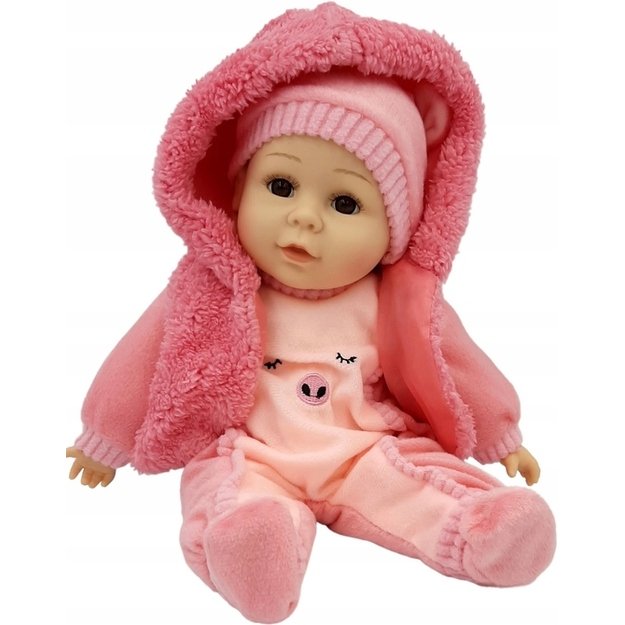 Dainuojanti lėlė (aukštis 45 cm) Rožinė 1