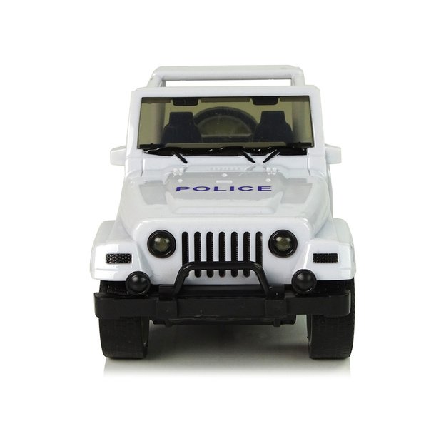 Off-Road Police Car White 2