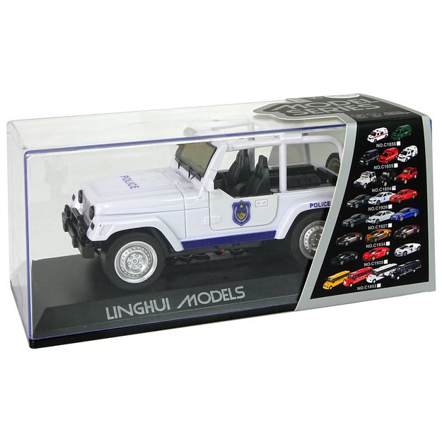 Off-Road Police Car White 6
