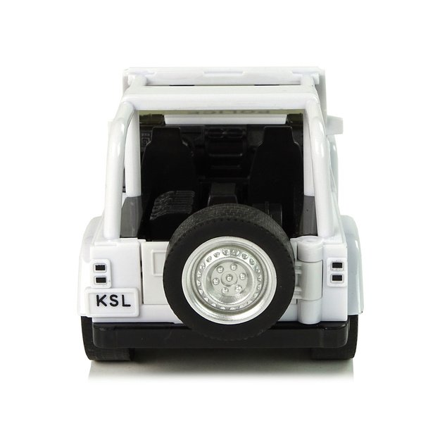 Off-Road Police Car White 5
