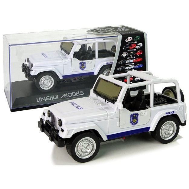 Off-Road Police Car White 1