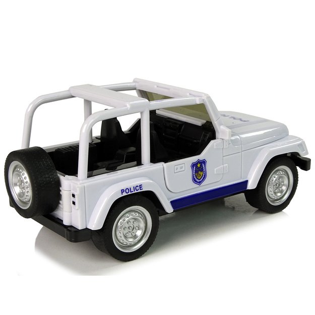 Off-Road Police Car White 4