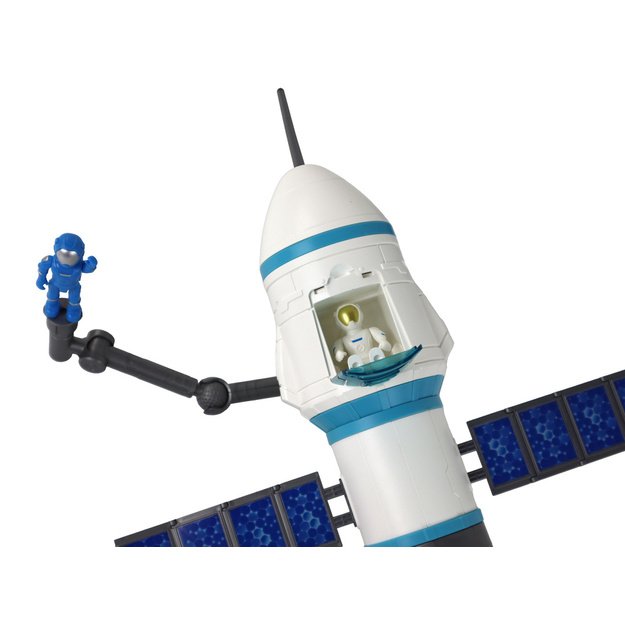 Toy Space Mission Rocket Astronauts Launcher 15 Elements