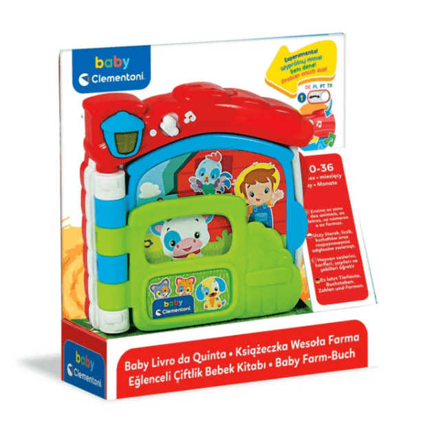 Interactive Educational Book: Farm (Polish and German Language) Clementoni 17652