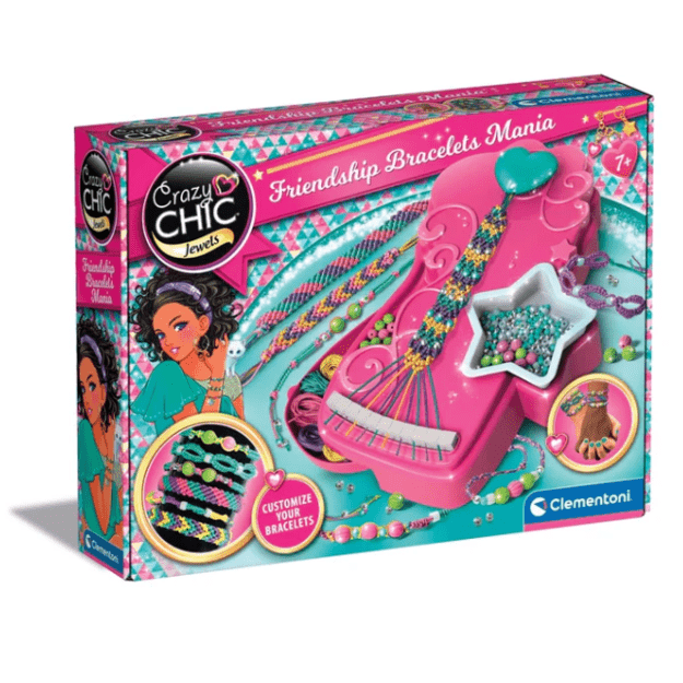 Crazy Chic Bracelet Studio: Friendship Bracelet Mania Clementoni 18857
