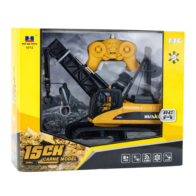 Huina Remote Controlled Construction Crane with Hoist RC 1:14