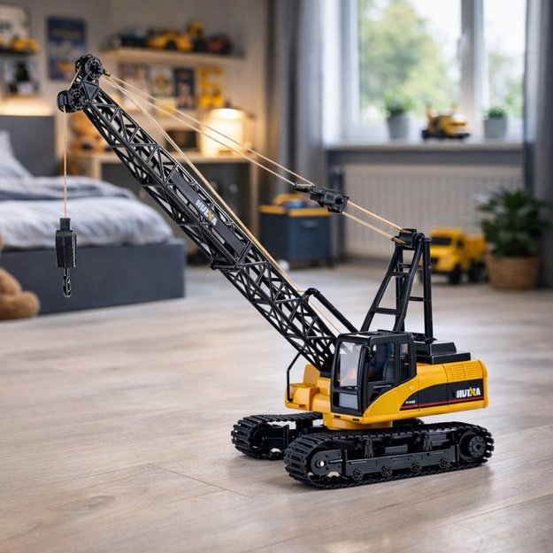 Huina Remote Controlled Construction Crane with Hoist RC 1:14