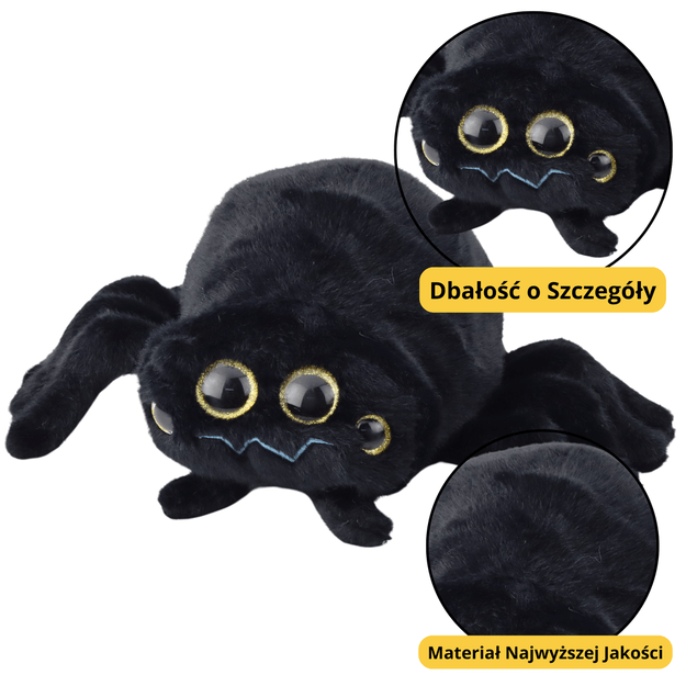 Plush Mascot Cuddly Toy Insect Spider Black 30cm 1