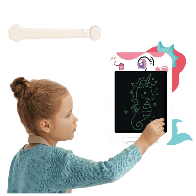 Marker Drawing Board Writing LCD Stylus Unicorn White 1