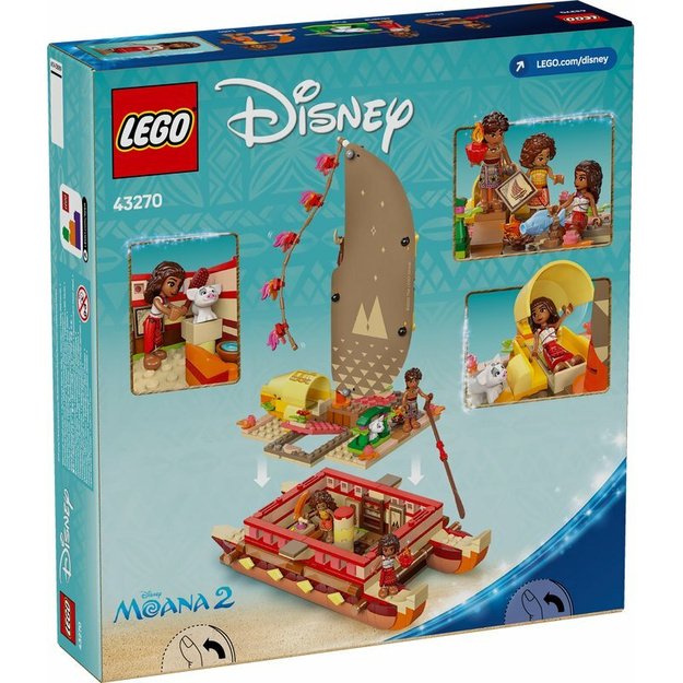 LEGO 43270 DISNEY PRINCESS Kajakowa przygoda Vaiany 1