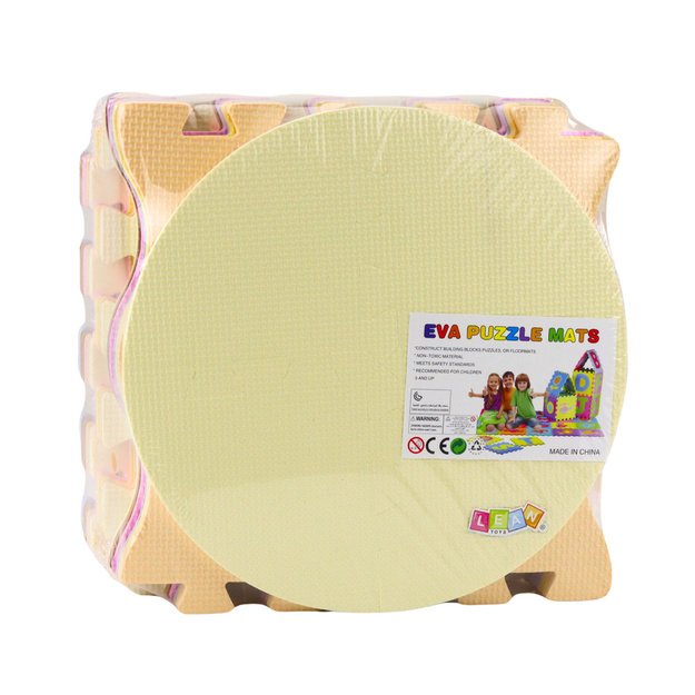 Soft Puzzle Educational Mat EVA Foam Fruits Sweets Pastel 16 pcs. 3