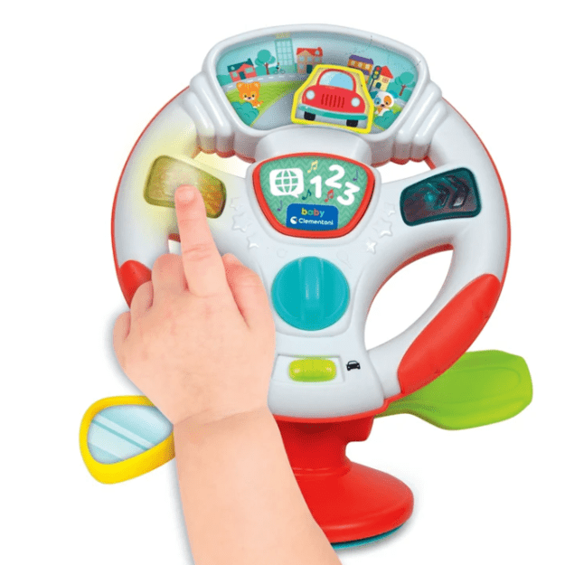 Interactive Talking Electronic Steering Wheel Polish and German Language Clementoni 17533 3