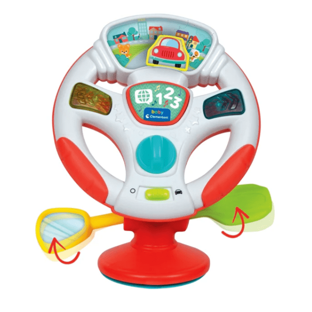 Interactive Talking Electronic Steering Wheel Polish and German Language Clementoni 17533 2