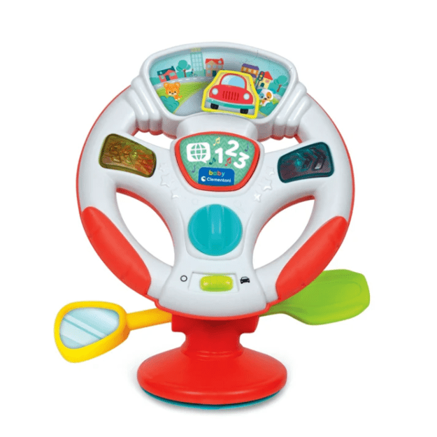 Interactive Talking Electronic Steering Wheel Polish and German Language Clementoni 17533 1
