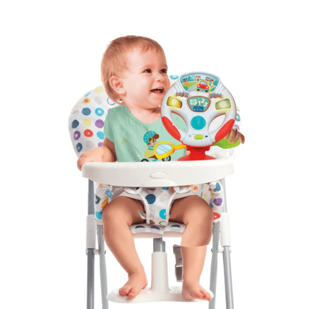 Interactive Talking Electronic Steering Wheel Polish and German Language Clementoni 17533 4