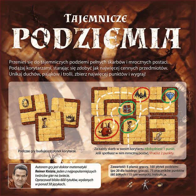 Gra rodzinna Tajemnicze Podziemia Trefl 02305 2