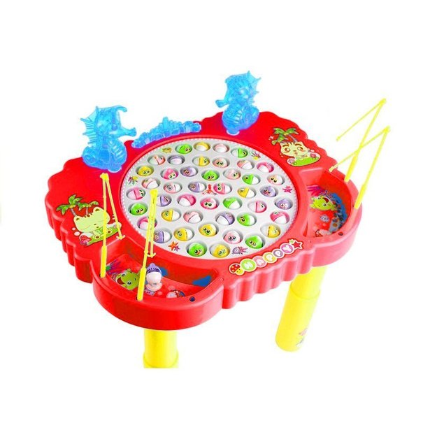 Arcade Game Fishing Fishes Light Effects Red